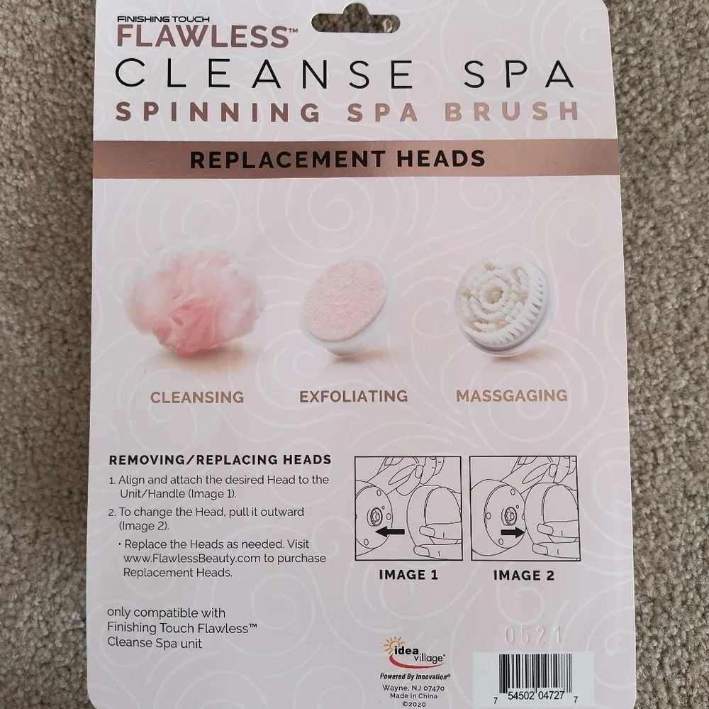 Cleanse Spa Replacement Heads - Pink